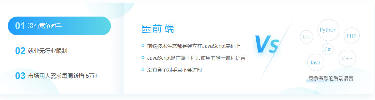 為什么要學習前端？