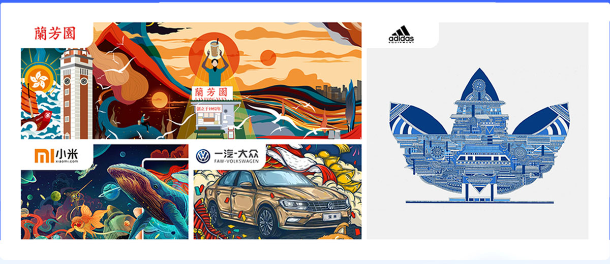 各大高薪企業，引領商業插畫潮流